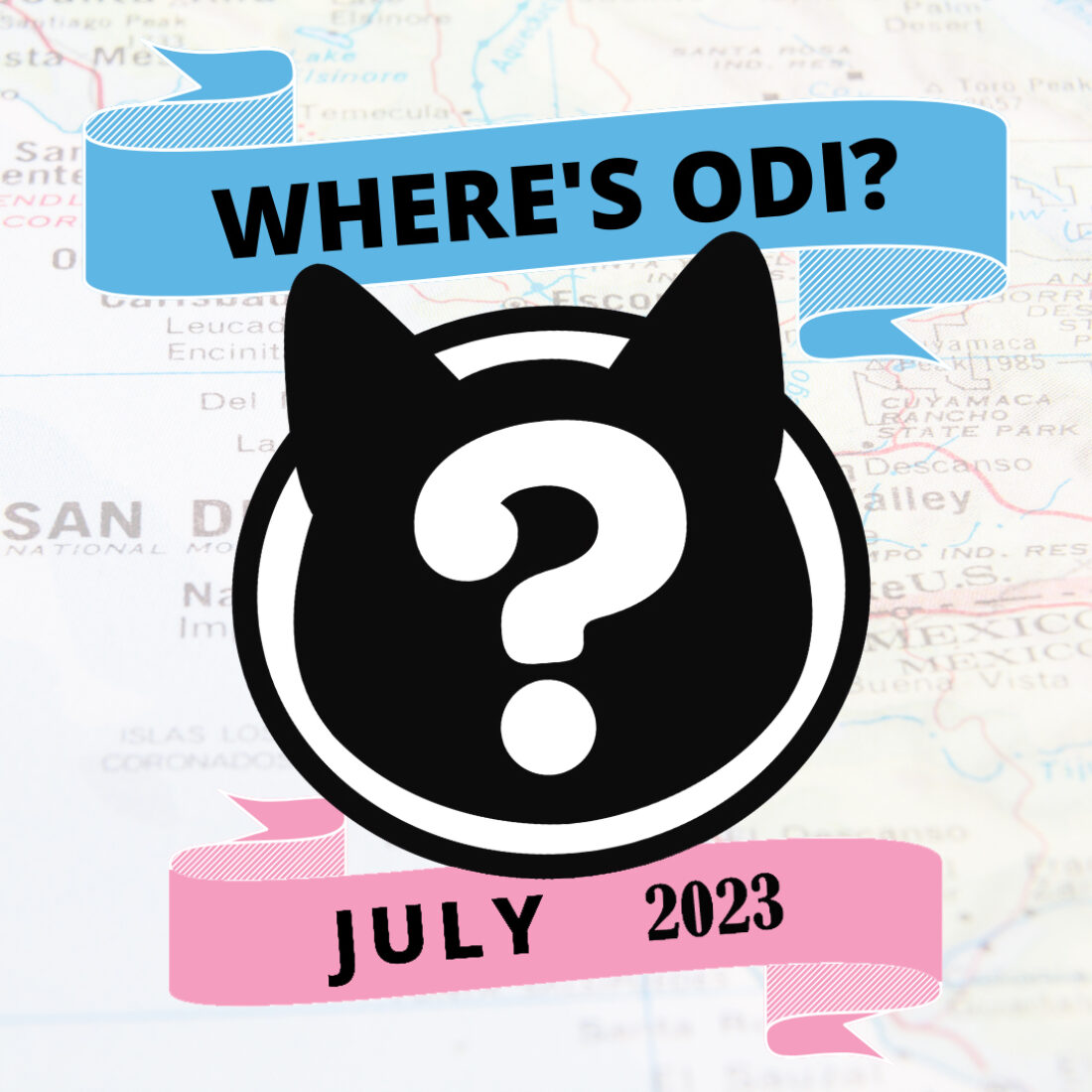 'Where's Odi?' July 2023 Logo