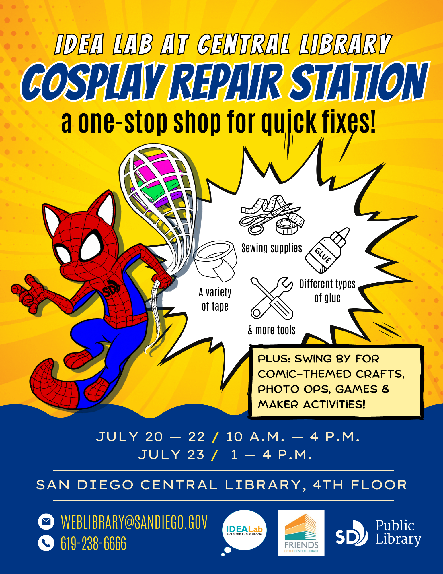Cosplay Repair Station Flyer