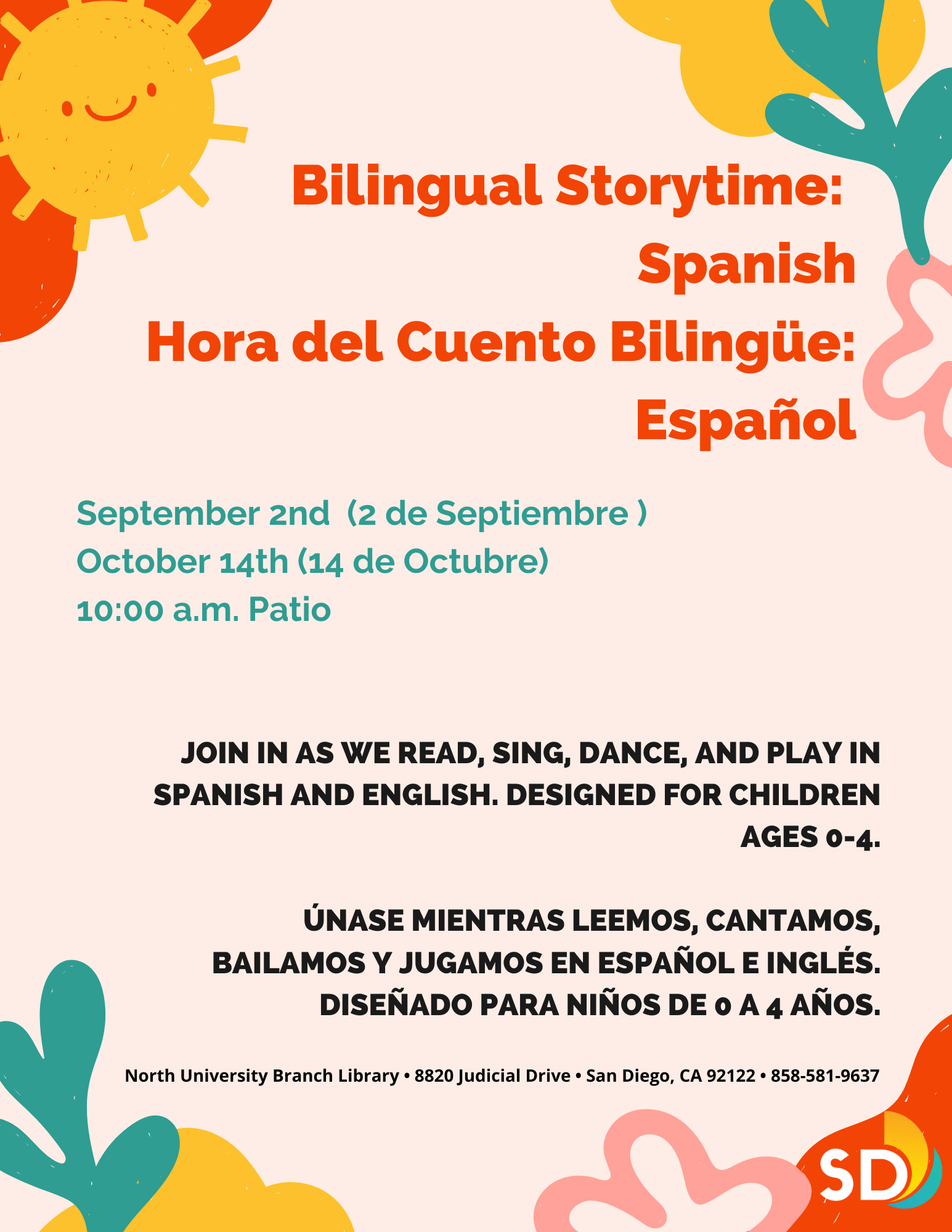 Bilingual Storytime: Spanish 