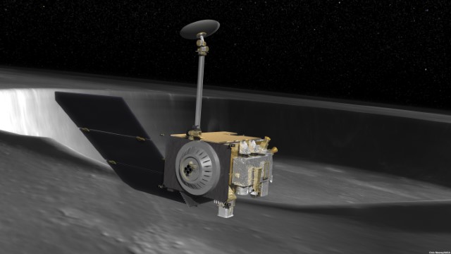3D design model of a moon rover