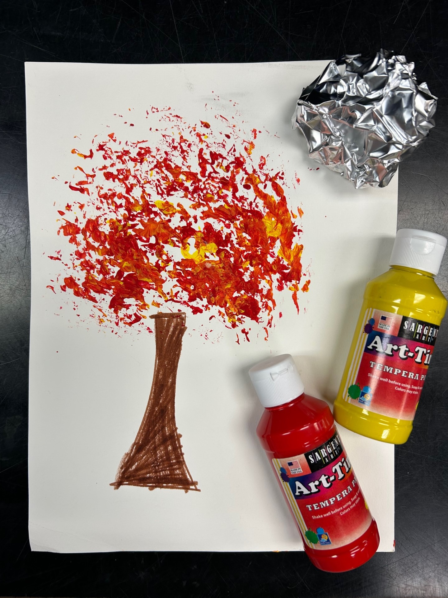Fall Tree Painting, Arts and Crafts