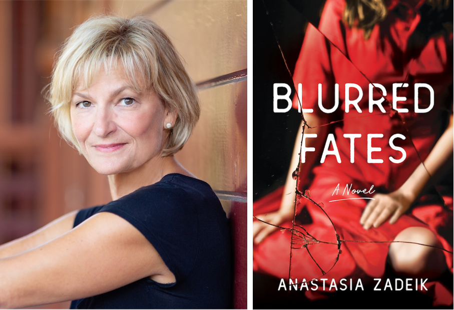 Anastasia Zadeik and her book Blurred Fates.
