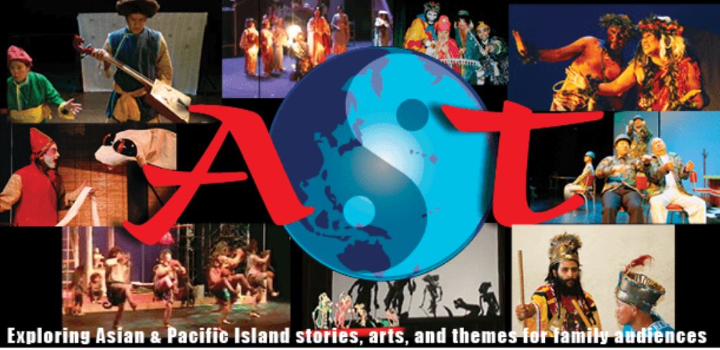 Photo montage of Asian Story Theater performances