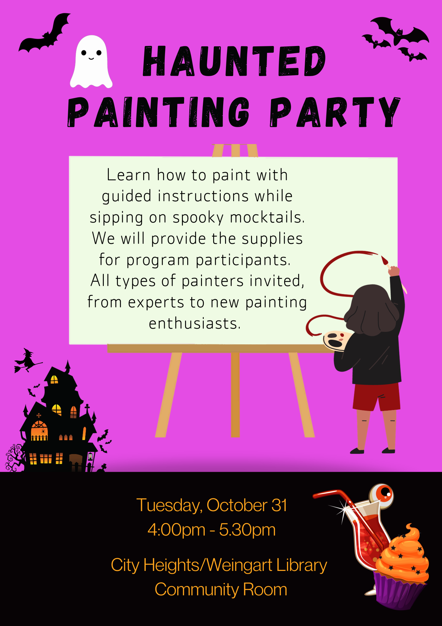 Graphic of Haunted Painting Party 