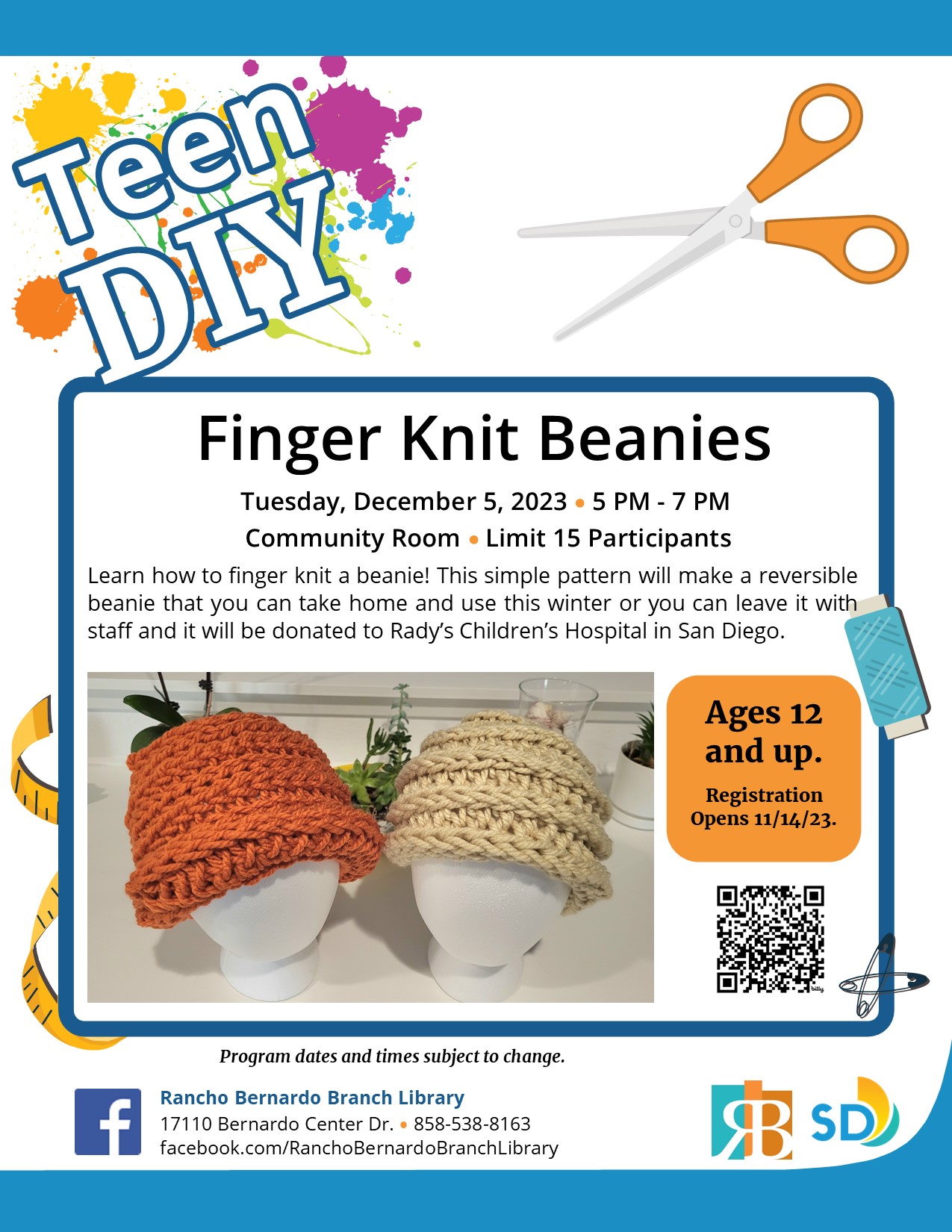 Finger Knit Beanies