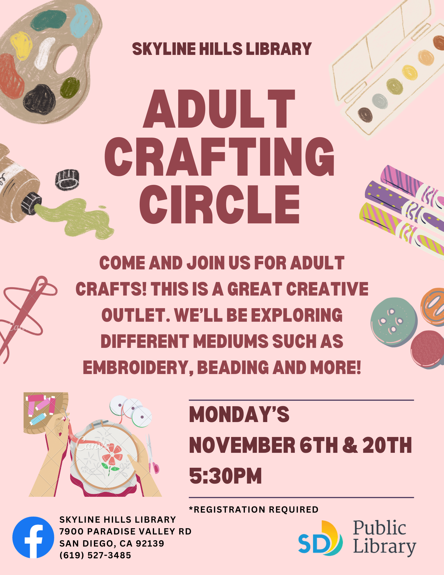 Adult Crafting Circle 