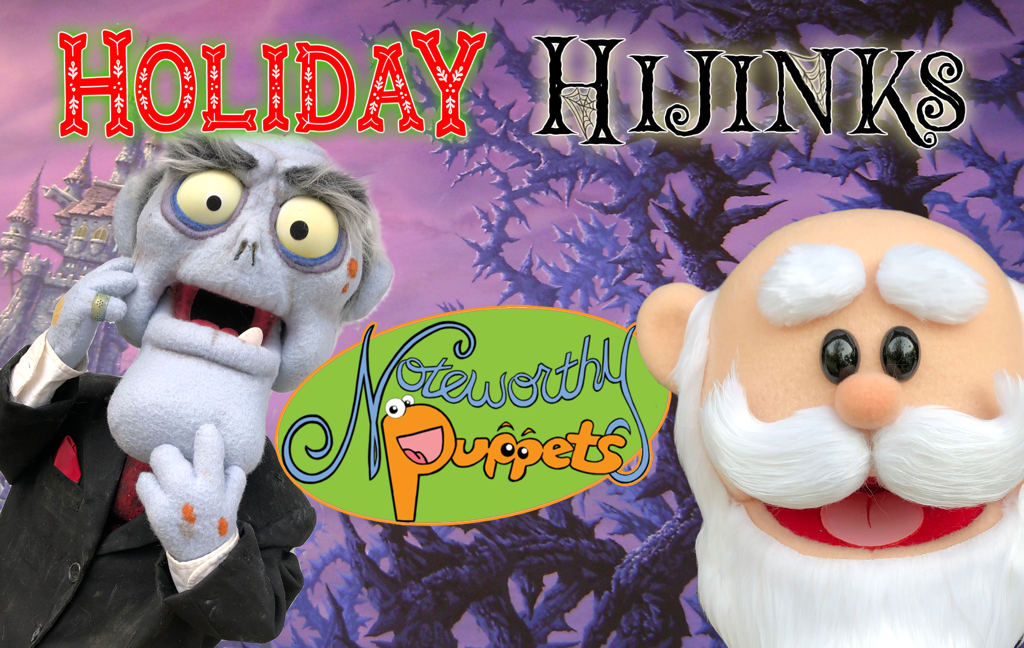 Noteworthy Puppets Holiday Hijinks logo