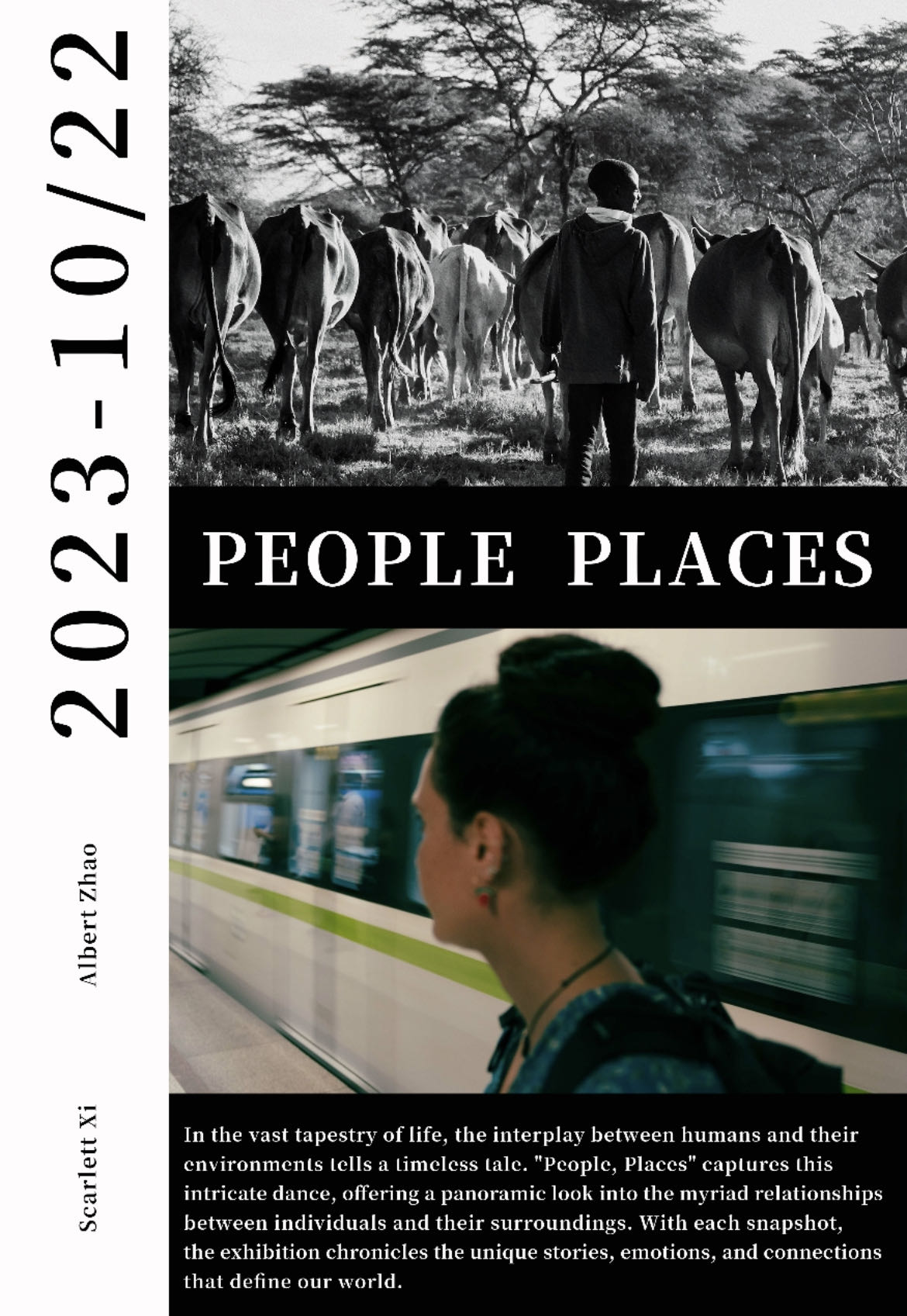 people place exhibition poster