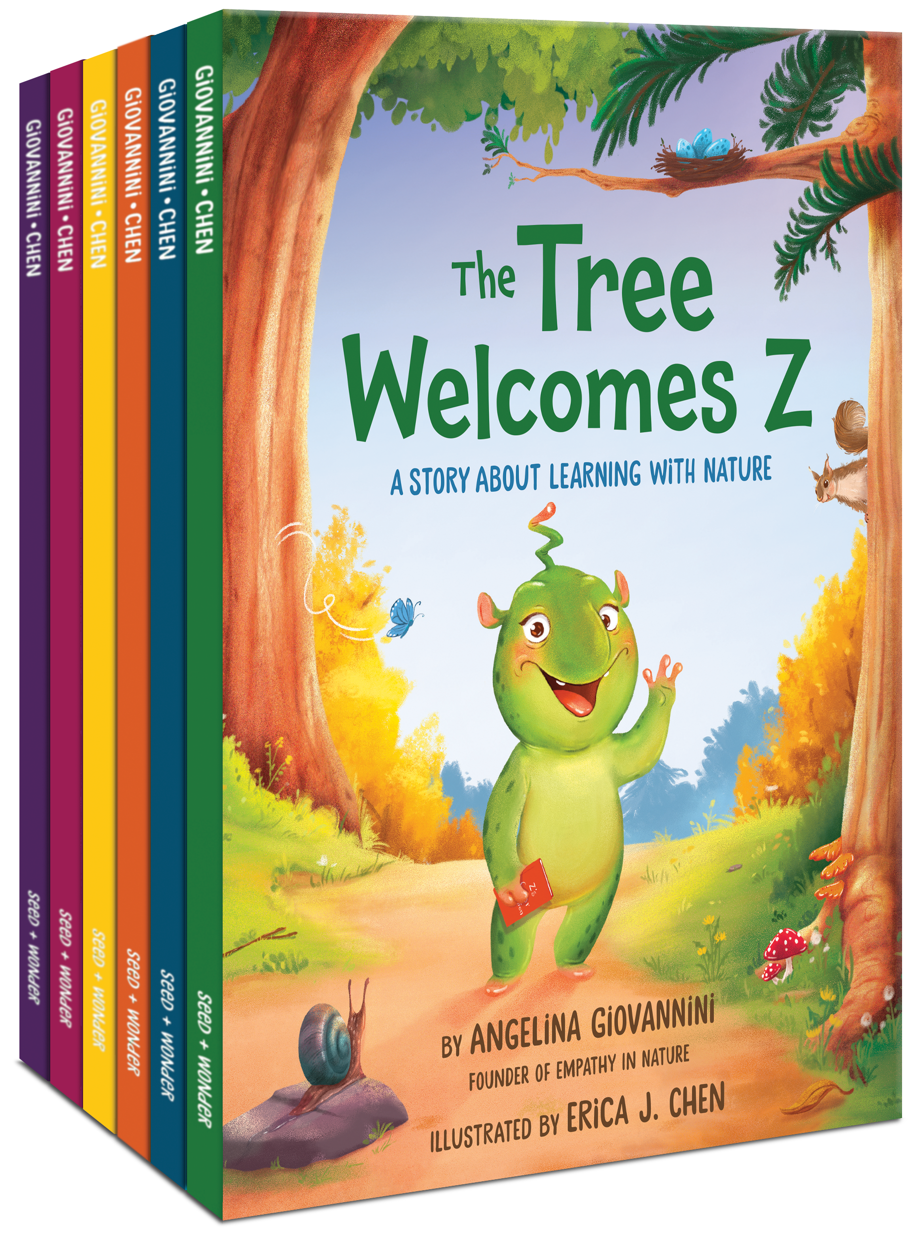 book cover for The Tree Welcomes Z