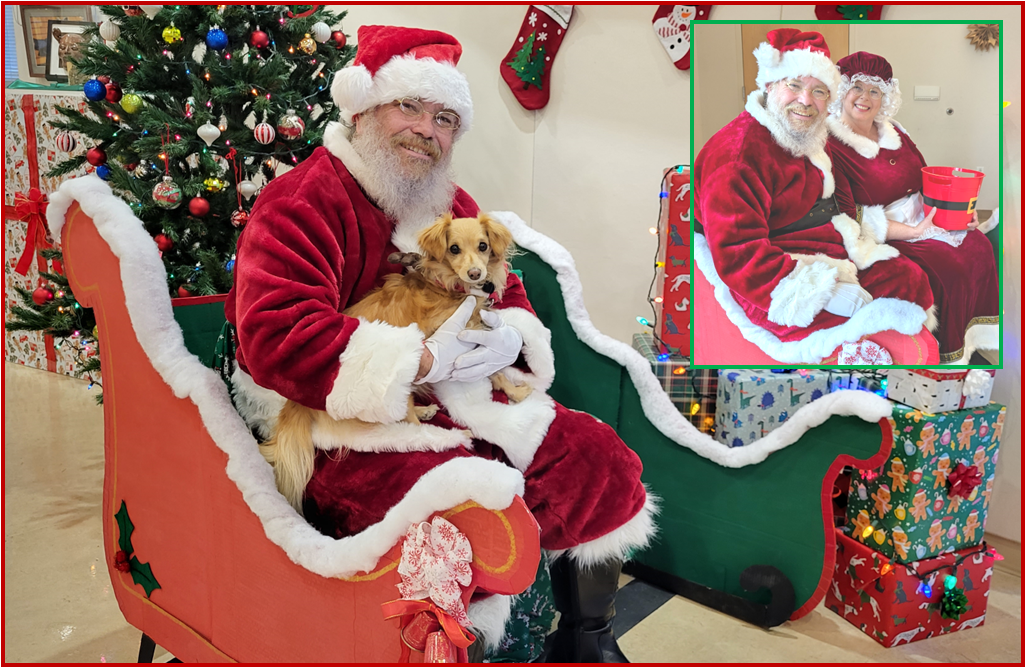 santa paws and mrs paws