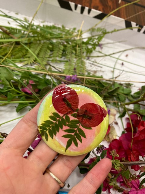 Water Color Nature Buttons sample