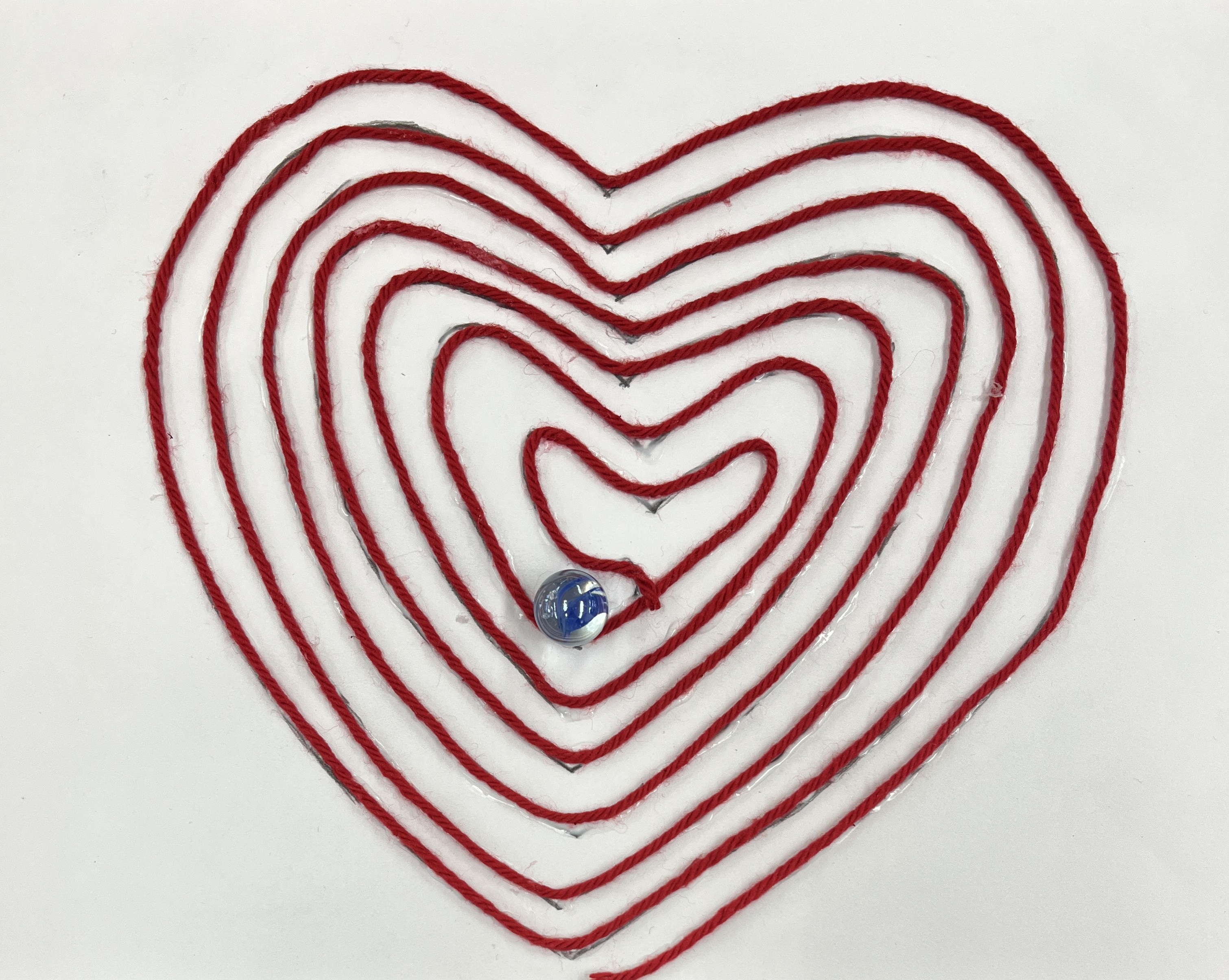 Heart Shape Marble Maze