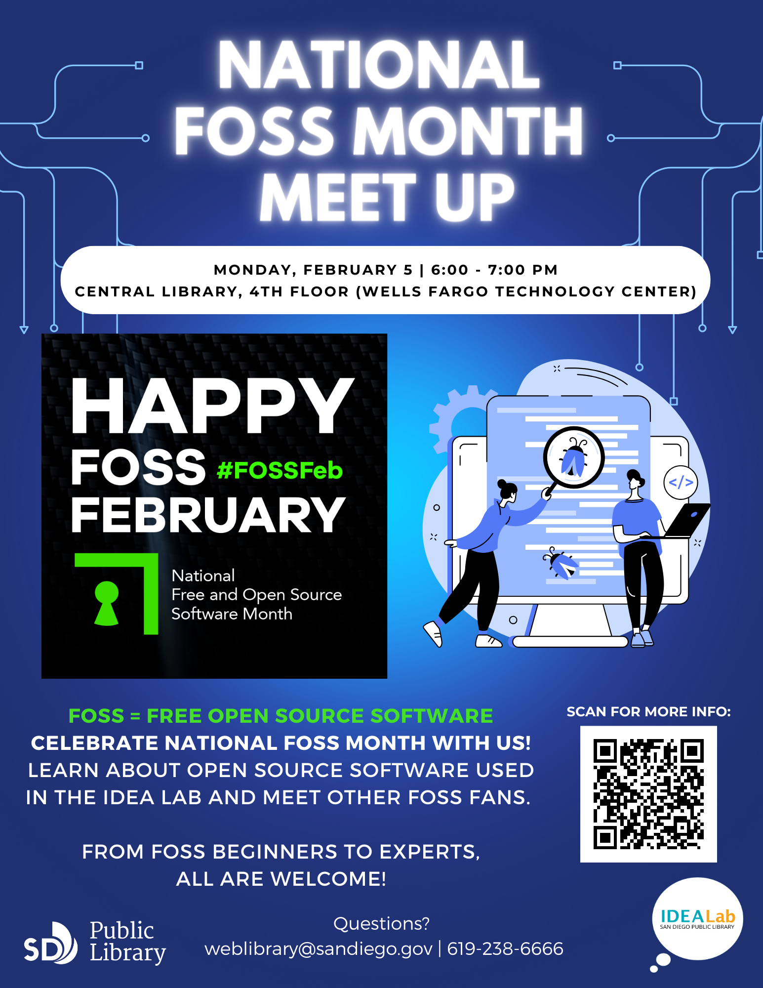 National FOSS Month Meet Up Flyer