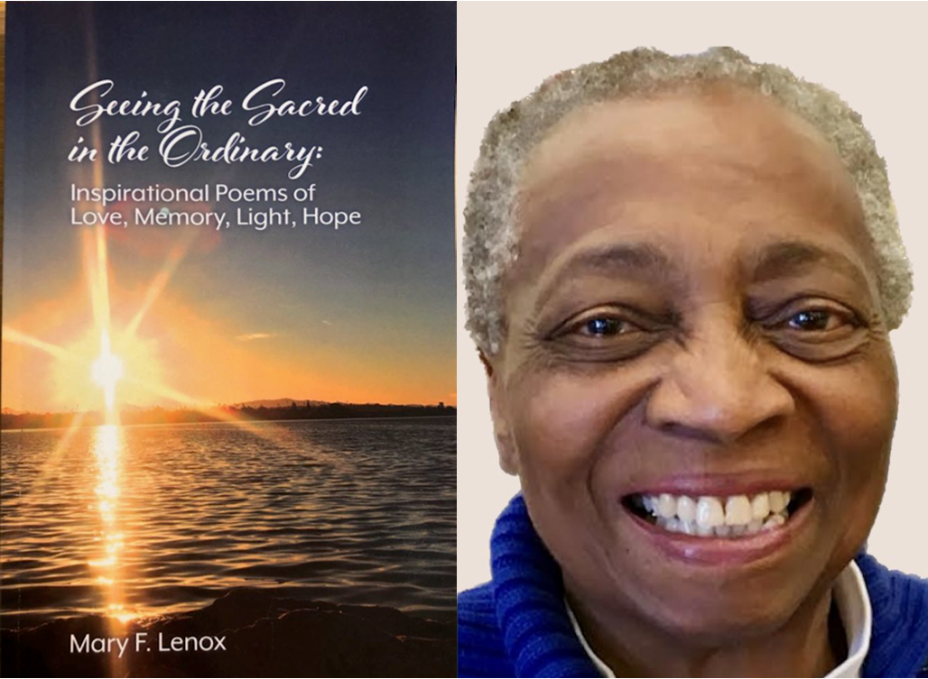 Photo of Mary Lenox & the cover of her book, "Seeing the Sacred in the Ordinary"