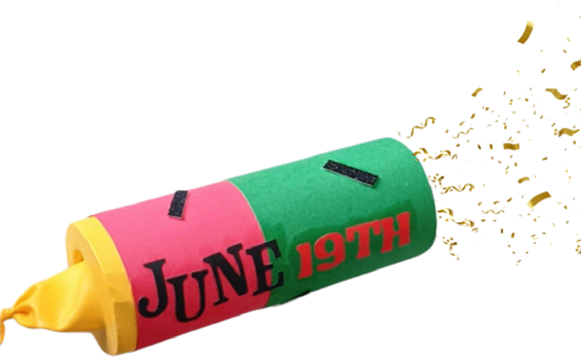 Juneteenth Confetti Poppers 