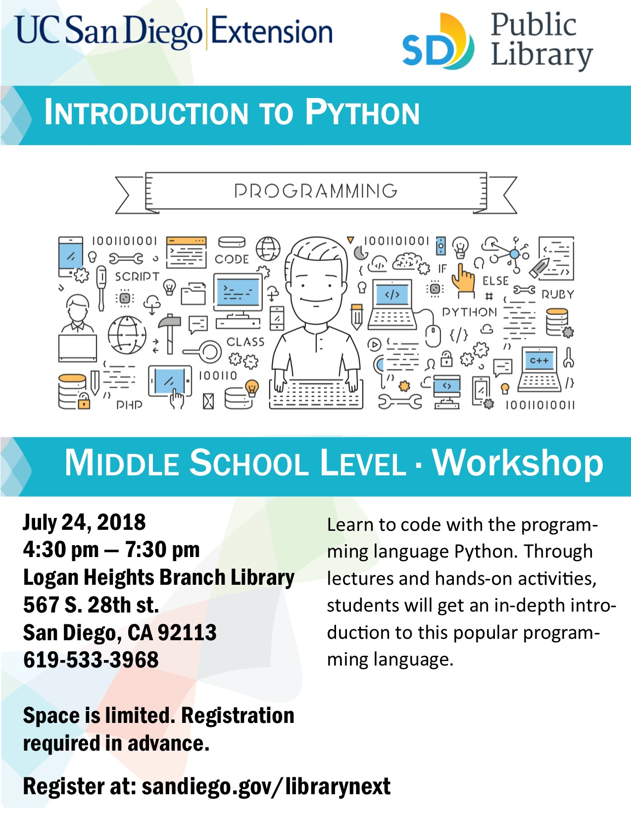 Introduction to Python | San Diego Public Library