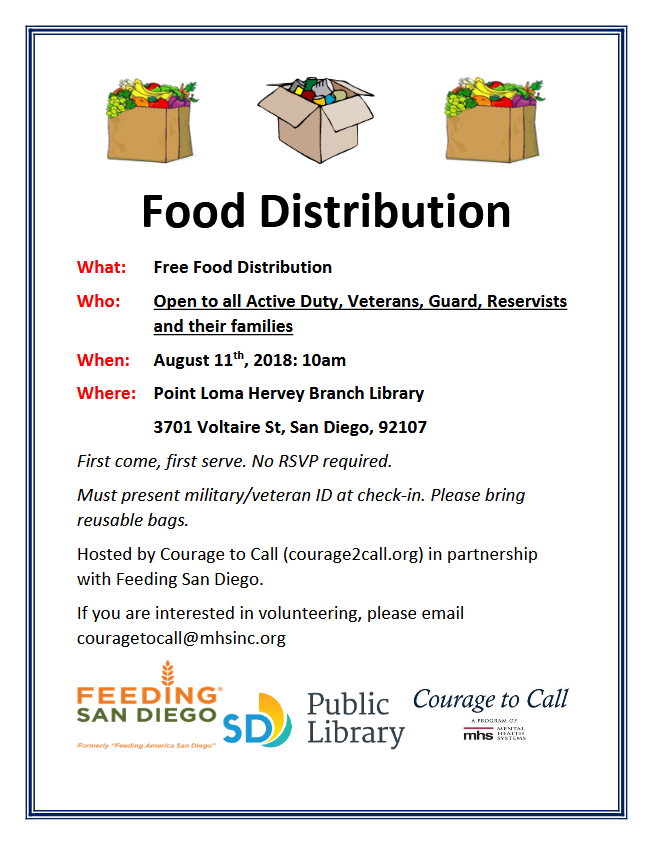 Food Distribution | San Diego Public Library