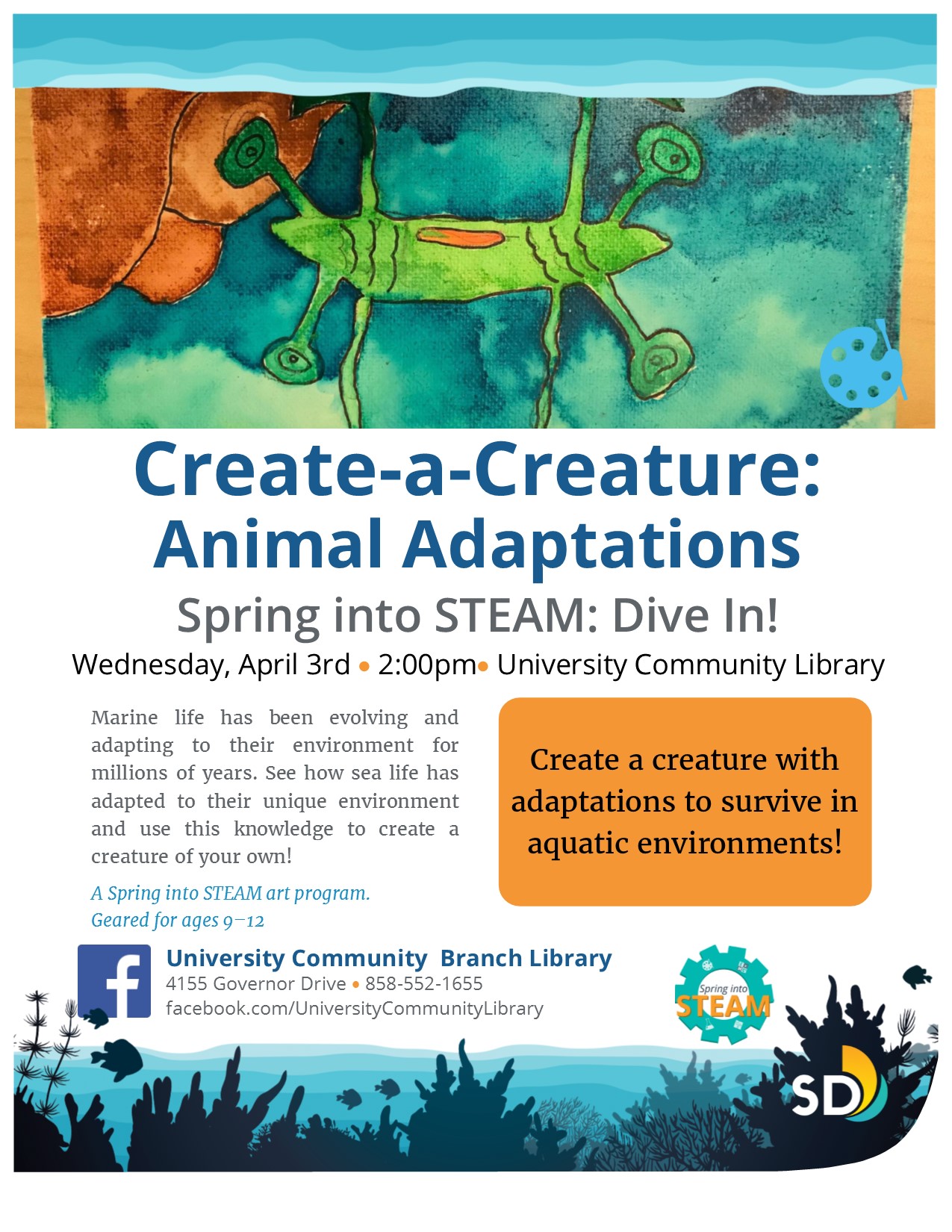 Create-a-Creature: Animal Adaptations | San Diego Public Library