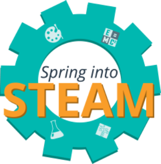 Spring into Steam Logo: Green Gear