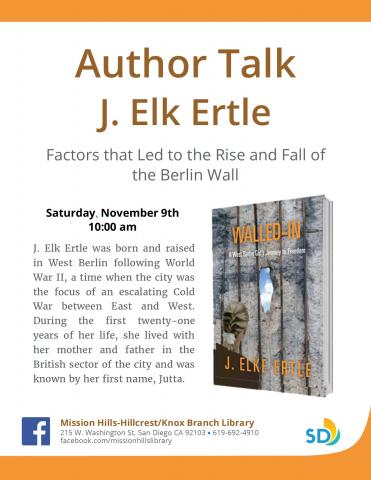 Author Talk: J. Elk Ertle
