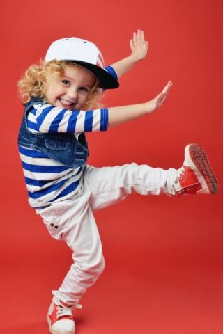 Little girl dancing