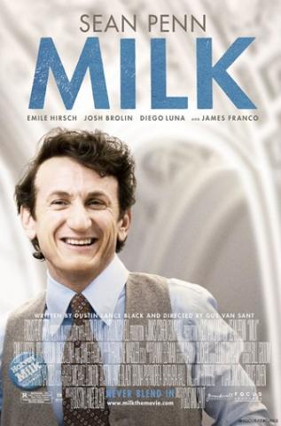 Actor Sean Penn, portraying Harvey Milk