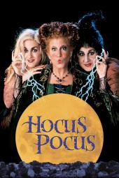 Movie poster of Hocus Pocus: three witch sisters