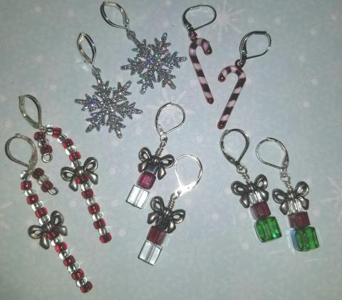 holiday earrings