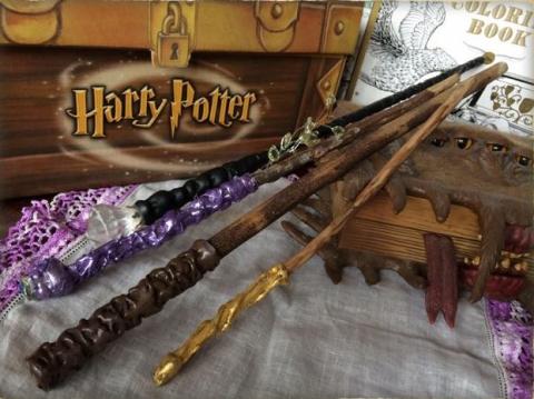 Four decorative wands. 