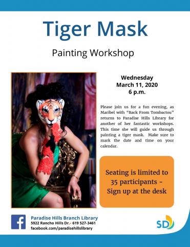 Tiger Mask Painting