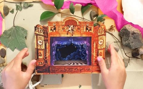 Teatro Piñata pop-up paper theater