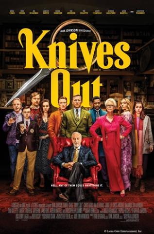 Poster for the 2019 film "Knives Out"