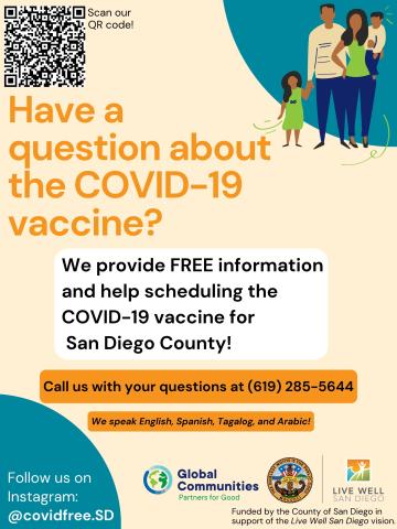 Have a question about COVID-19?