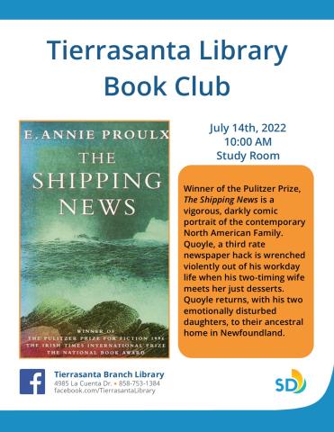 Flyer with book cover of foggy sea