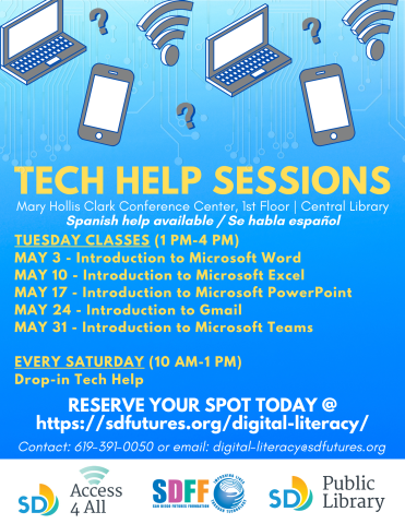 Open Office Tech Help Sessions May 2022