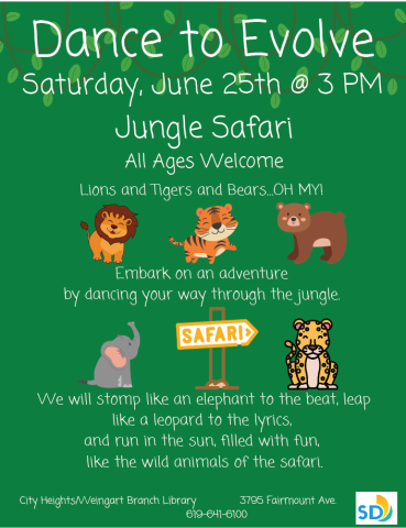 Dance To EvOLvE presents Jungle Safari!