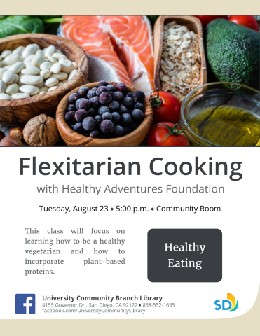 Flexitarian Cooking Flyer