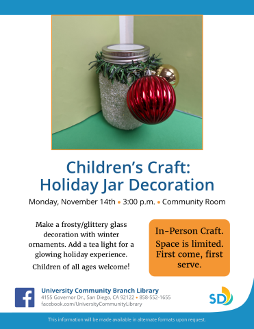 Holiday Jar Craft