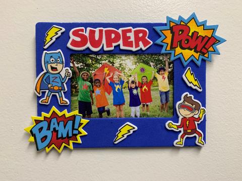 Superhero Picture Frame