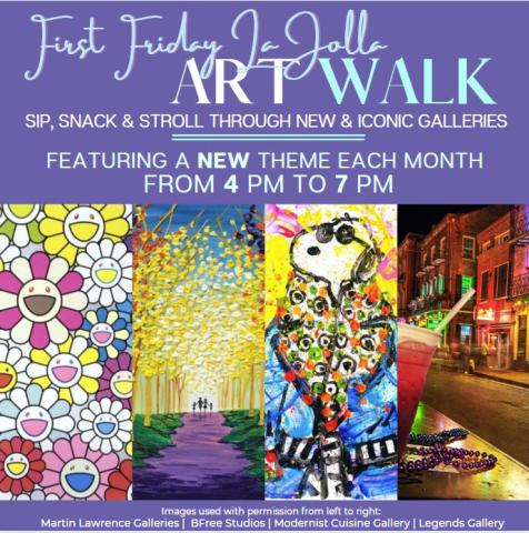 First Friday La Jolla Art Walk