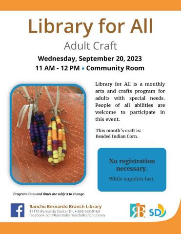 Library for All September 2023