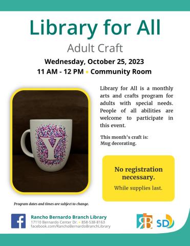Library for All October 2023