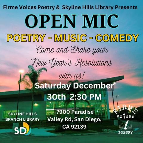 Firme voices open mic