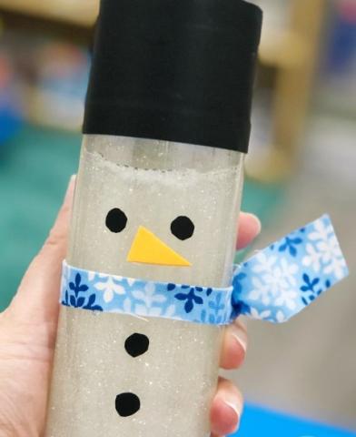 Snowman Sensory Bottle