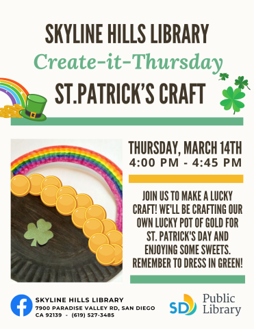 Create-it Thursday: St. Patrick's Day