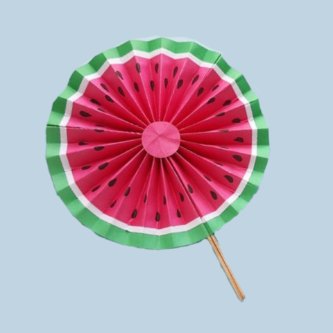 Watermelon Fan Craft