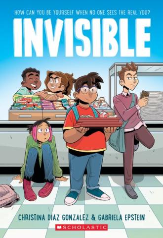 Invisible book cover. Book discussion on June 26th 