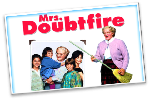 Mrs. Doubtfire and family