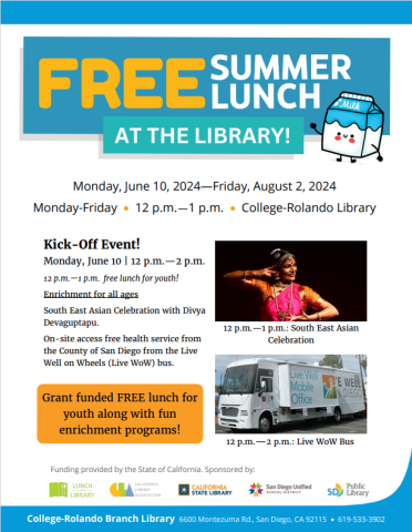 Summer lunch flyer