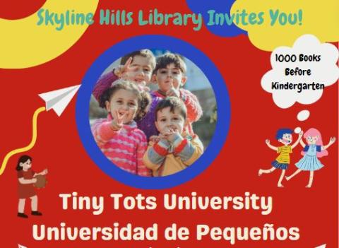 Tiny Tots University Storytime Invites YOU!